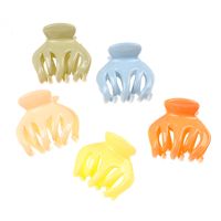 Fashion Solid Color Resin Stoving Varnish Hair Claws 1 Piece main image 4