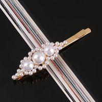 Lady Flower Bow Knot Artificial Pearl Hair Clip sku image 30