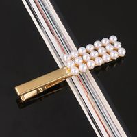 Lady Flower Bow Knot Artificial Pearl Hair Clip sku image 34