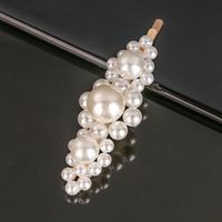 Lady Flower Bow Knot Artificial Pearl Hair Clip sku image 17