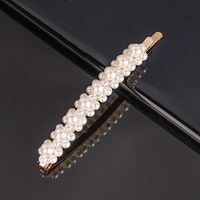 Lady Flower Bow Knot Artificial Pearl Hair Clip sku image 21