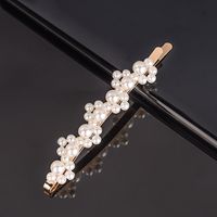 Lady Flower Bow Knot Artificial Pearl Hair Clip sku image 25