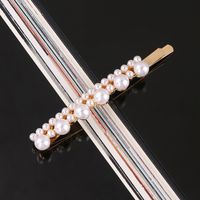 Lady Flower Bow Knot Artificial Pearl Hair Clip sku image 28