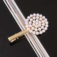 Lady Flower Bow Knot Artificial Pearl Hair Clip sku image 35