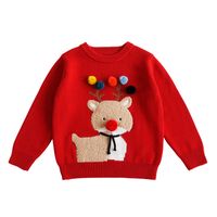 Weihnachten Süß Tier Baumwolle Hoodies & Strickwaren main image 5