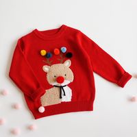 Christmas Cute Animal Cotton Hoodies & Knitwears main image 3