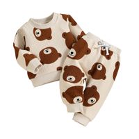 Casual Cartoon Cotton Boys Clothing Sets sku image 10