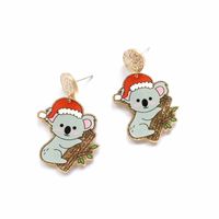 Cute Koala Arylic Women's Drop Earrings 1 Pair main image 2