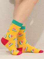 Women's Cute Watermelon Cotton Ankle Socks 1 Piece main image 1