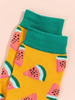 Women's Cute Watermelon Cotton Ankle Socks 1 Piece main image 2