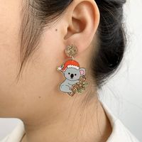 Cute Koala Arylic Women's Drop Earrings 1 Pair main image 1