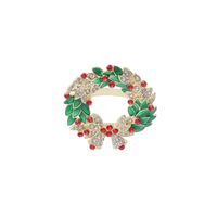 Christmas Cute Christmas Tree Alloy Napkin Rings 1 Piece sku image 10