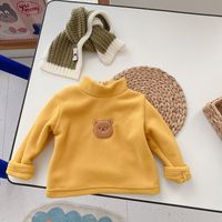 Cute Solid Color Polyester Hoodies & Knitwears sku image 2