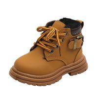 Kid's Sports Solid Color Round Toe Martin Boots main image 4