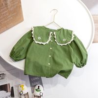 Fashion Solid Color Polyester T-shirts & Blouses main image 5