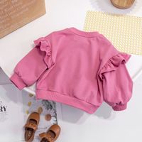 Cute Heart Shape Solid Color Polyester Hoodies & Sweaters main image 2