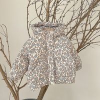 Mignon Fleur Polyester Filles Survêtement sku image 6