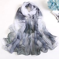 Women's Vacation Color Block Floral Polyester Silk Scarves main image 5