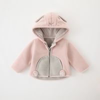 Fashion Animal Cartoon Solid Color Polyester Boys Outerwear main image 4