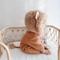 Casual Lion Cotton Baby Rompers main image 1