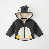 Fashion Animal Cartoon Solid Color Polyester Boys Outerwear main image 3