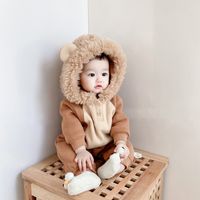 Casual Lion Cotton Baby Rompers main image 3