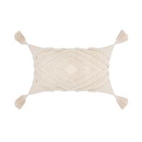 Bohemian Fashion Cotton Tufted Embroidered Pillowcase Sofa Cushion sku image 4