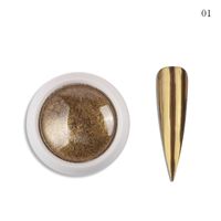 Fashion Solid Color Glitter Nail Decoration Accessories 1 Piece sku image 1