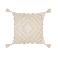 Bohemian Fashion Cotton Tufted Embroidered Pillowcase Sofa Cushion sku image 6