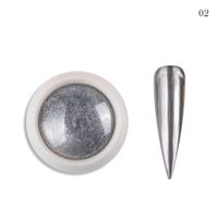 Fashion Solid Color Glitter Nail Decoration Accessories 1 Piece sku image 2
