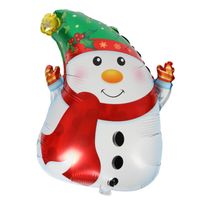 Christmas Santa Claus Snowman Elk Aluminum Film Party Balloons 1 Piece sku image 3
