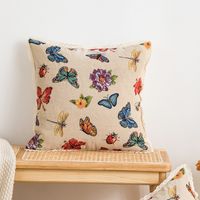 Fashion Flower Butterfly Polyester Pillow Cases sku image 4