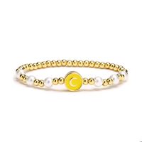 Rétro Star Main De Fatima Forme De Cœur Le Cuivre Perlé Bracelets 1 Pièce sku image 12