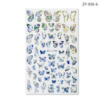 Fashion Butterfly Pet Nail Decoration Accessories 1 Set sku image 8