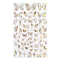 Fashion Butterfly Pet Nail Decoration Accessories 1 Set sku image 7