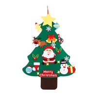 Decoraciones Navideñas Para Niños Rompecabezas Hecho A Mano Diy Fieltro Árbol De Navidad sku image 7