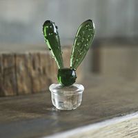 Kreative Glas Pflanze Kaktus Einfache Desktop Hause Dekoration Ornamente main image 4