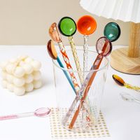Fashion Solid Color Glass Spoon 1 Piece main image 5