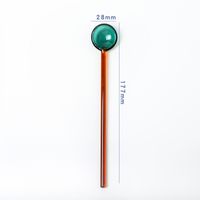 Fashion Solid Color Glass Spoon 1 Piece sku image 13