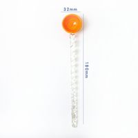 Fashion Solid Color Glass Spoon 1 Piece sku image 9