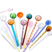 Fashion Solid Color Glass Spoon 1 Piece main image 3