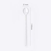 Fashion Solid Color Glass Spoon 1 Piece sku image 4