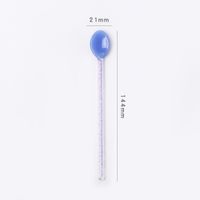 Fashion Solid Color Glass Spoon 1 Piece sku image 3