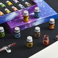 Fashion Starry Sky Signature Crystal Student Water Glass Dipping Ink Pen 1 Set main image 5