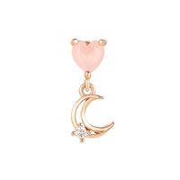 Love Ear Bone Studs Pink Peach Heart Star Moon Small Stud Earrings sku image 26