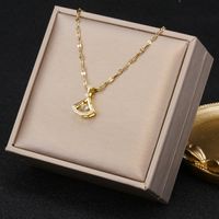 Fashion Cross Stainless Steel Plating Inlay Zircon Pendant Necklace 1 Piece sku image 26