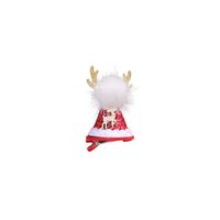 Cute Linen Mixed Christmas Star Bow Knot Pet Accessories sku image 1