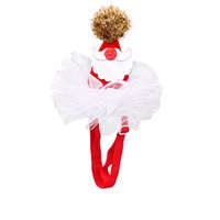 Cute Linen Mixed Christmas Star Bow Knot Pet Accessories sku image 9