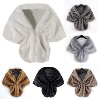 Women's Fashion Solid Color Faux Fur Coat main image 1