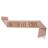 Birthday Letter Glitter Cloth Party Costume Props 1 Piece sku image 1